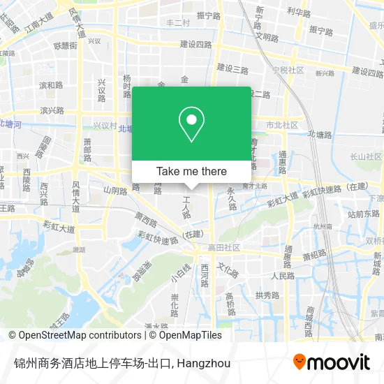 锦州商务酒店地上停车场-出口 map