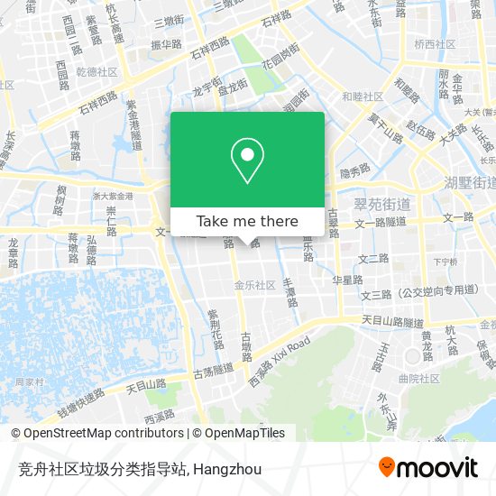 竞舟社区垃圾分类指导站 map