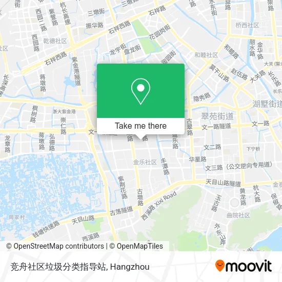 竞舟社区垃圾分类指导站 map