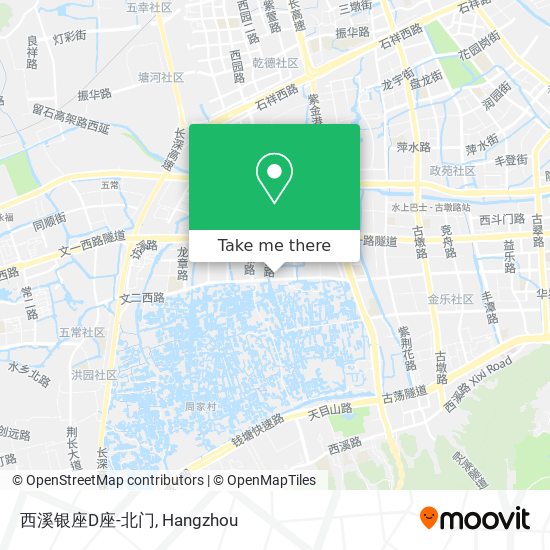 西溪银座D座-北门 map