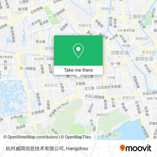 杭州威阔信息技术有限公司 map