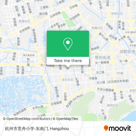 杭州市竞舟小学-东南门 map