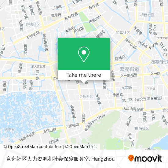 竞舟社区人力资源和社会保障服务室 map