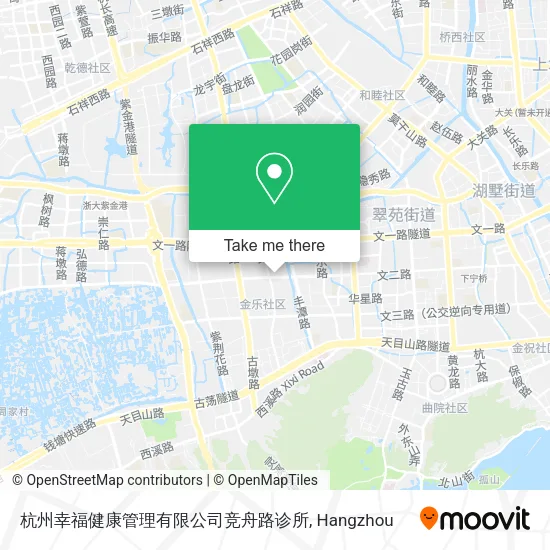 杭州幸福健康管理有限公司竞舟路诊所 map