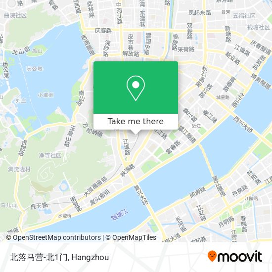 北落马营-北1门 map
