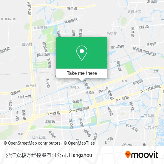 浙江众核万维控股有限公司 map
