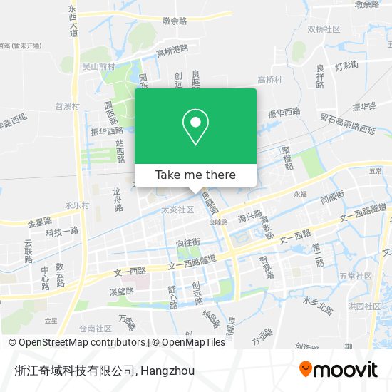 浙江奇域科技有限公司 map