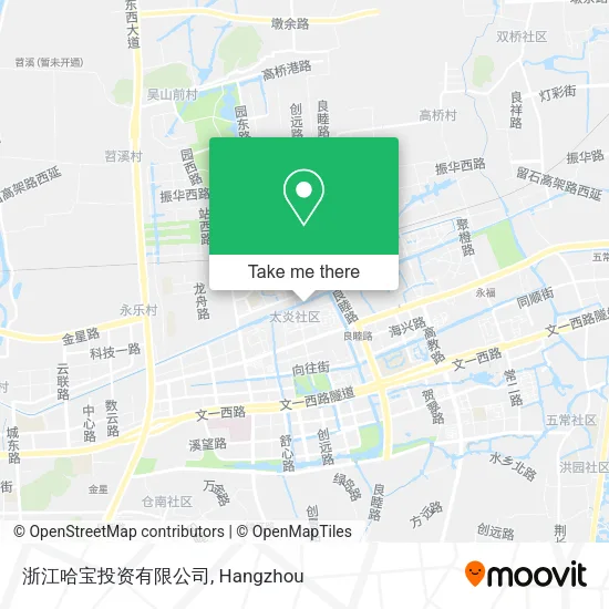 浙江哈宝投资有限公司 map