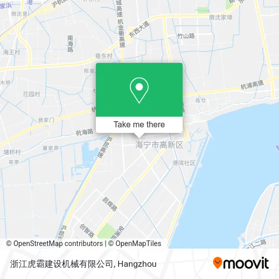 浙江虎霸建设机械有限公司 map