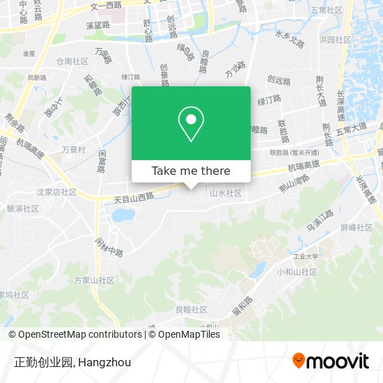 正勤创业园 map