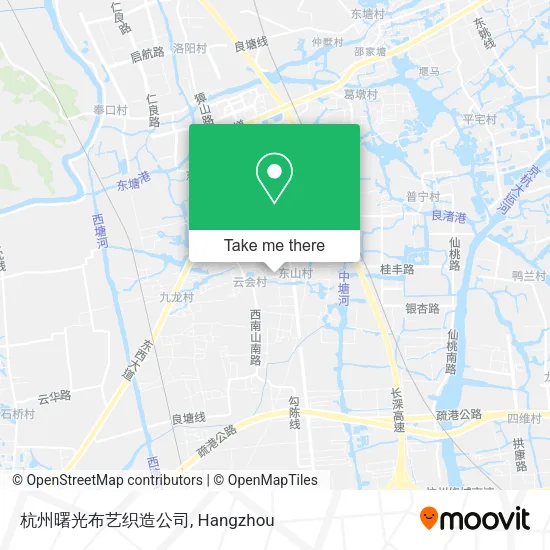 杭州曙光布艺织造公司 map