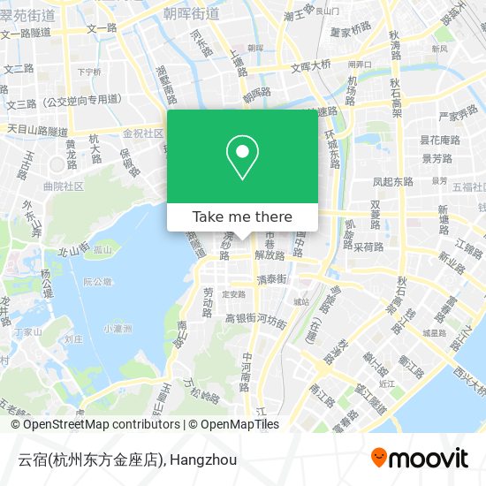 云宿(杭州东方金座店) map