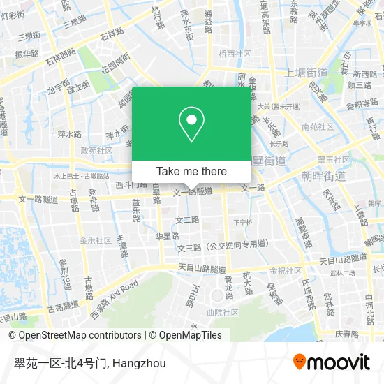 翠苑一区-北4号门 map