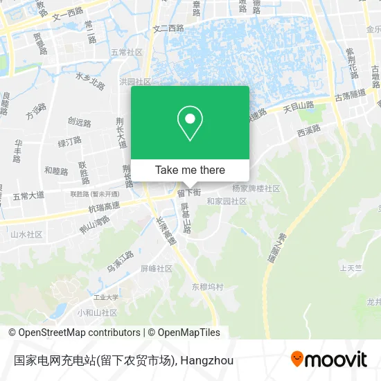 国家电网充电站(留下农贸市场) map