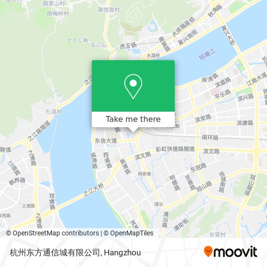 杭州东方通信城有限公司 map