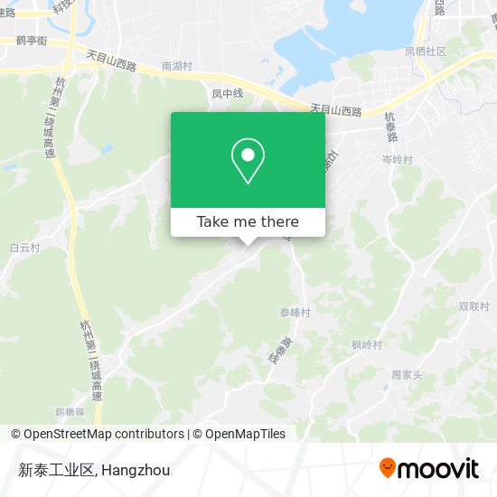 新泰工业区 map