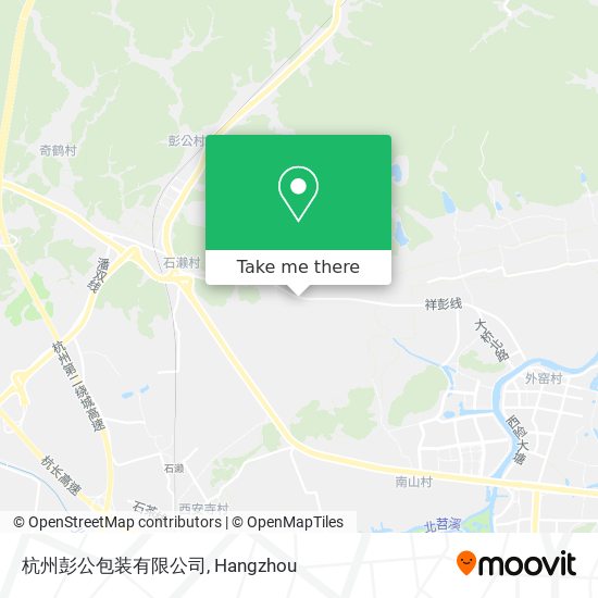 杭州彭公包装有限公司 map