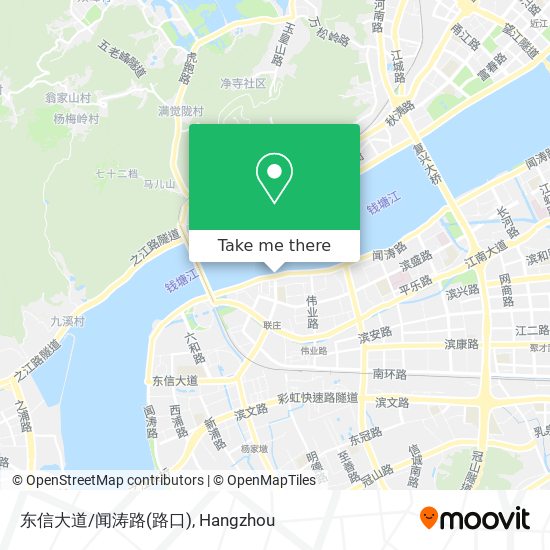 东信大道/闻涛路(路口) map