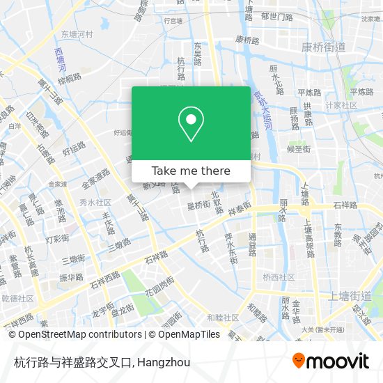 杭行路与祥盛路交叉口 map