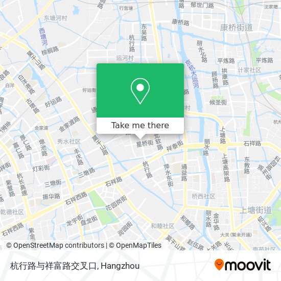 杭行路与祥富路交叉口 map