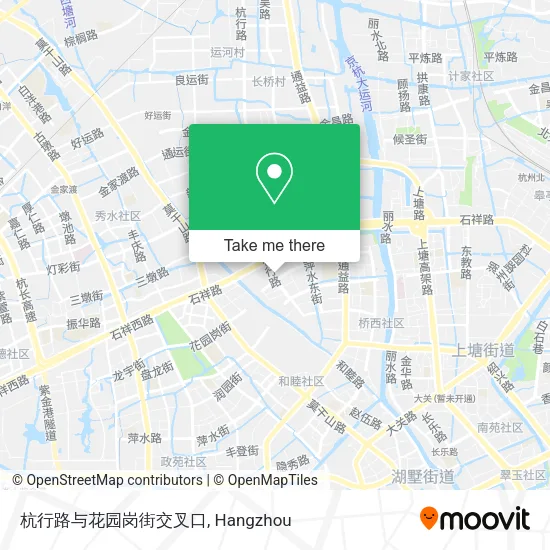 杭行路与花园岗街交叉口 map
