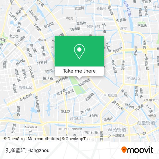 孔雀蓝轩 map