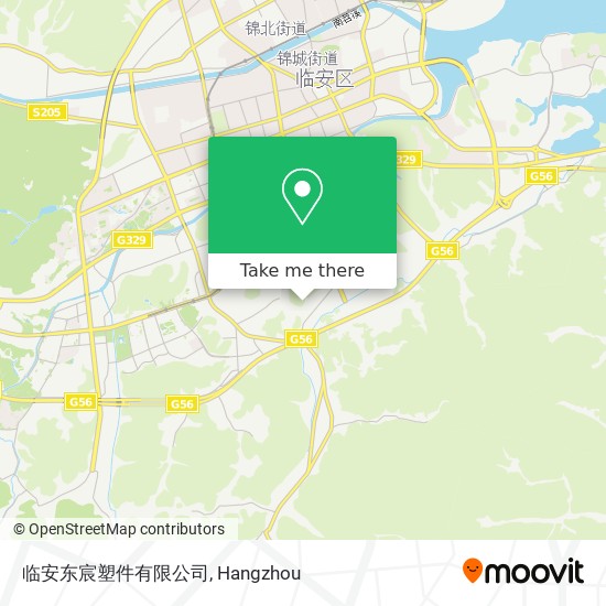 临安东宸塑件有限公司 map