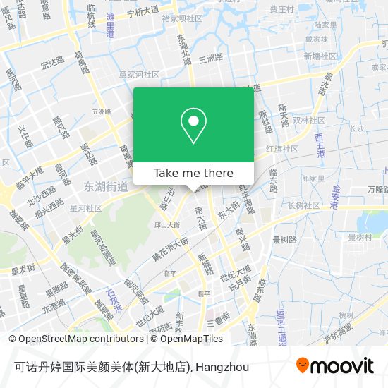 可诺丹婷国际美颜美体(新大地店) map