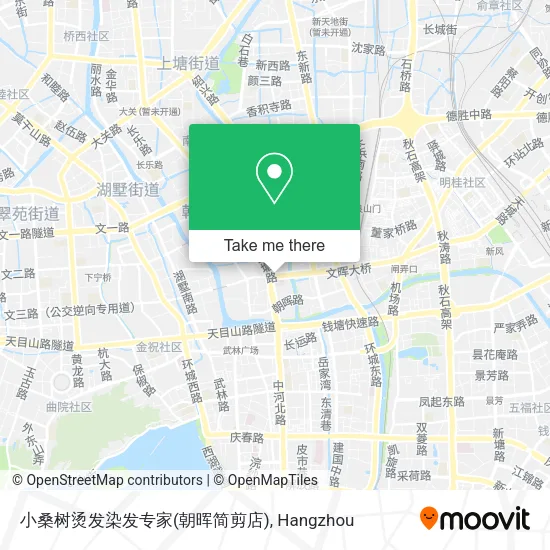 小桑树烫发染发专家(朝晖简剪店) map