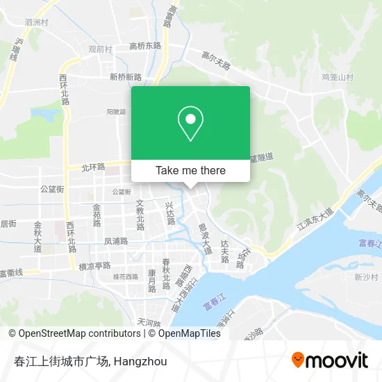 春江上街城市广场 map