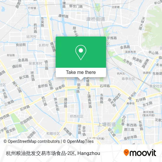杭州粮油批发交易市场食品-2区 map