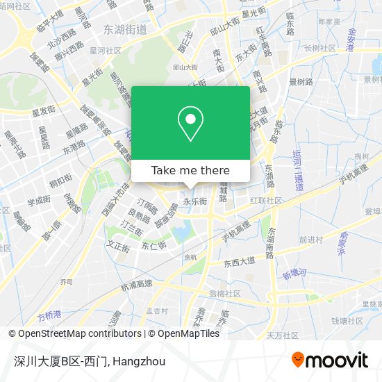 深川大厦B区-西门 map