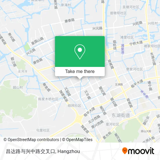 昌达路与兴中路交叉口 map