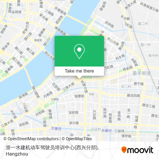 浙一水建机动车驾驶员培训中心(西兴分部) map