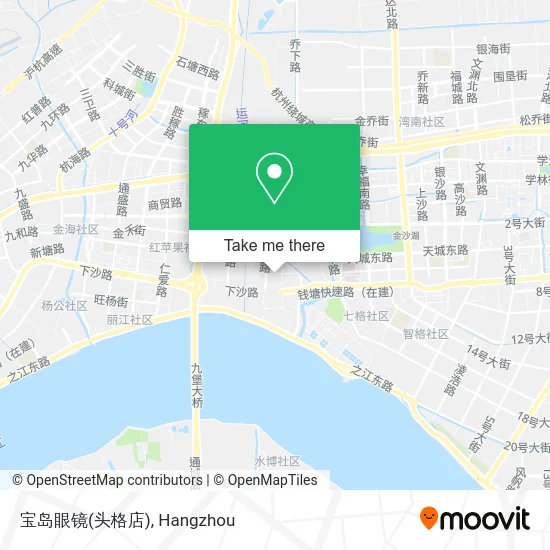 宝岛眼镜(头格店) map