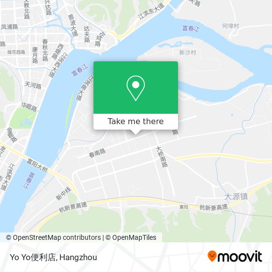 Yo Yo便利店 map