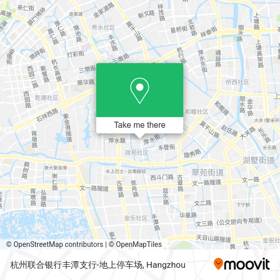 杭州联合银行丰潭支行-地上停车场 map