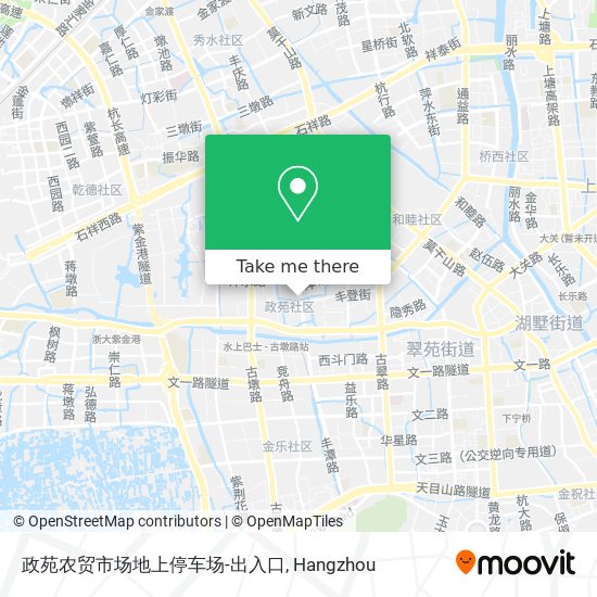 政苑农贸市场地上停车场-出入口 map