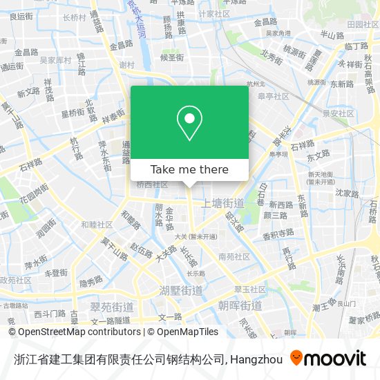浙江省建工集团有限责任公司钢结构公司 map