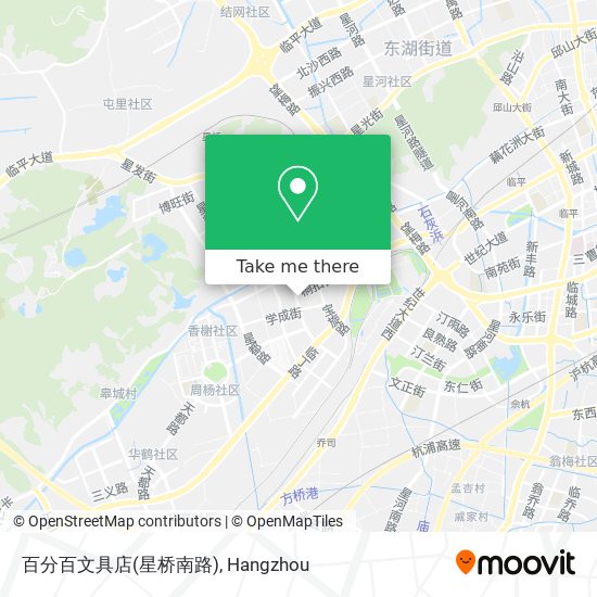 百分百文具店(星桥南路) map