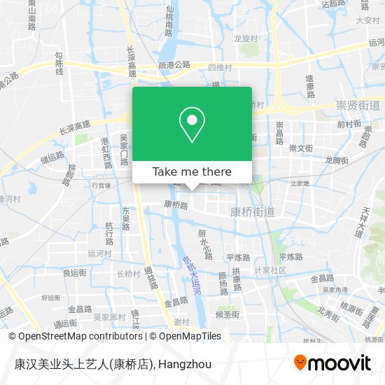 康汉美业头上艺人(康桥店) map