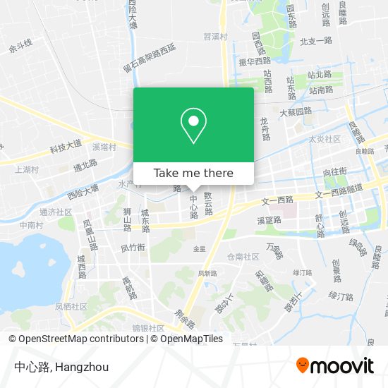 中心路 map