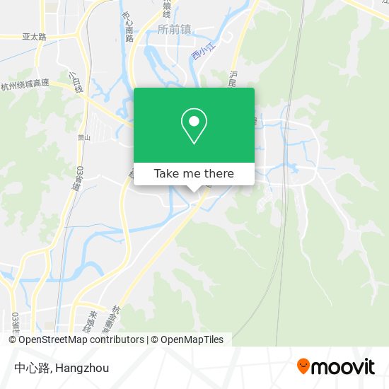 中心路 map