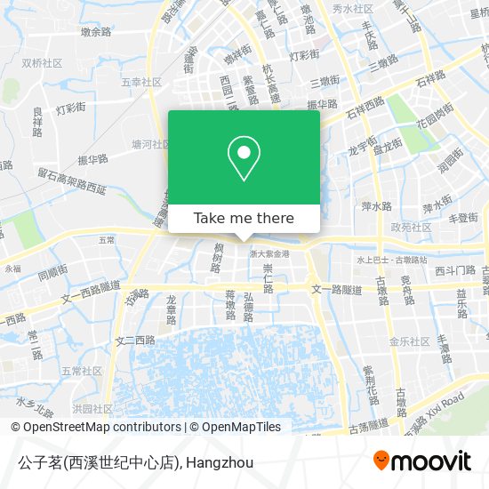 公子茗(西溪世纪中心店) map
