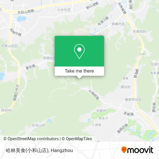 哈林美食(小和山店) map