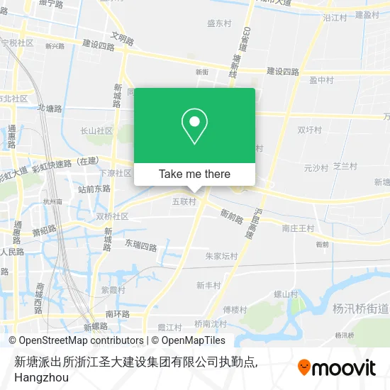 新塘派出所浙江圣大建设集团有限公司执勤点 map