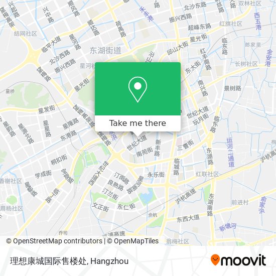 理想康城国际售楼处 map