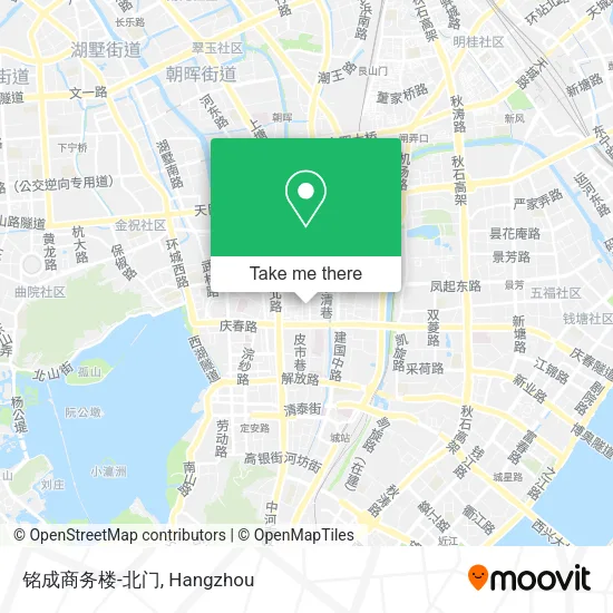 铭成商务楼-北门 map