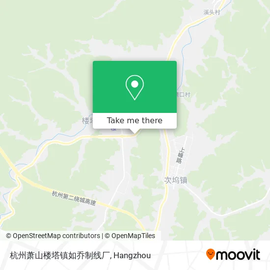 杭州萧山楼塔镇如乔制线厂 map