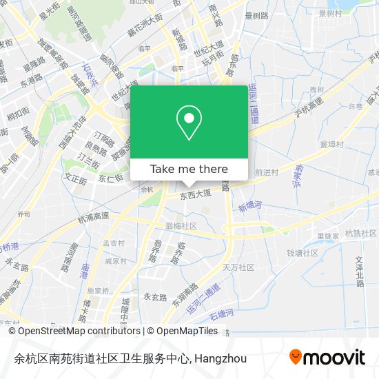 余杭区南苑街道社区卫生服务中心 map
